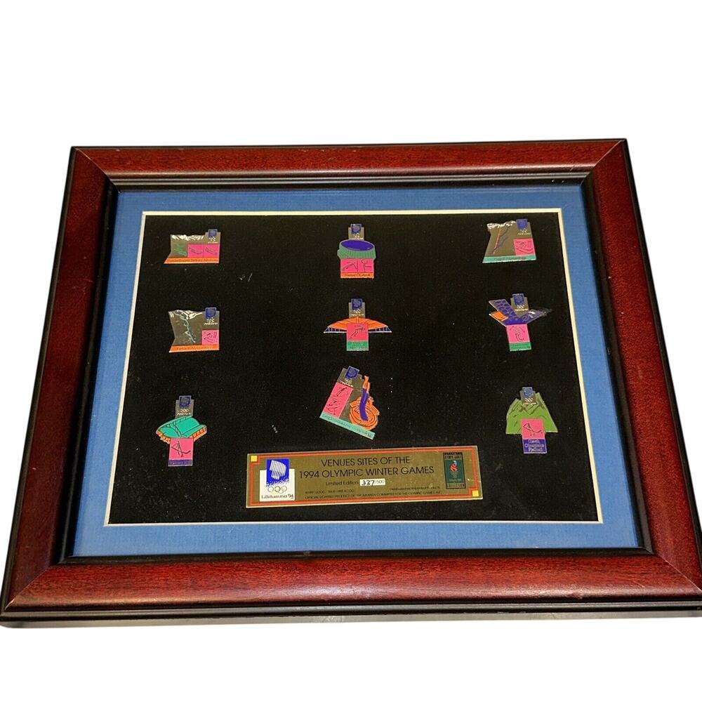 1994 Olympic Winter‎ Games Lillehammer Venues Atlanta 1996 Pin Set Collection